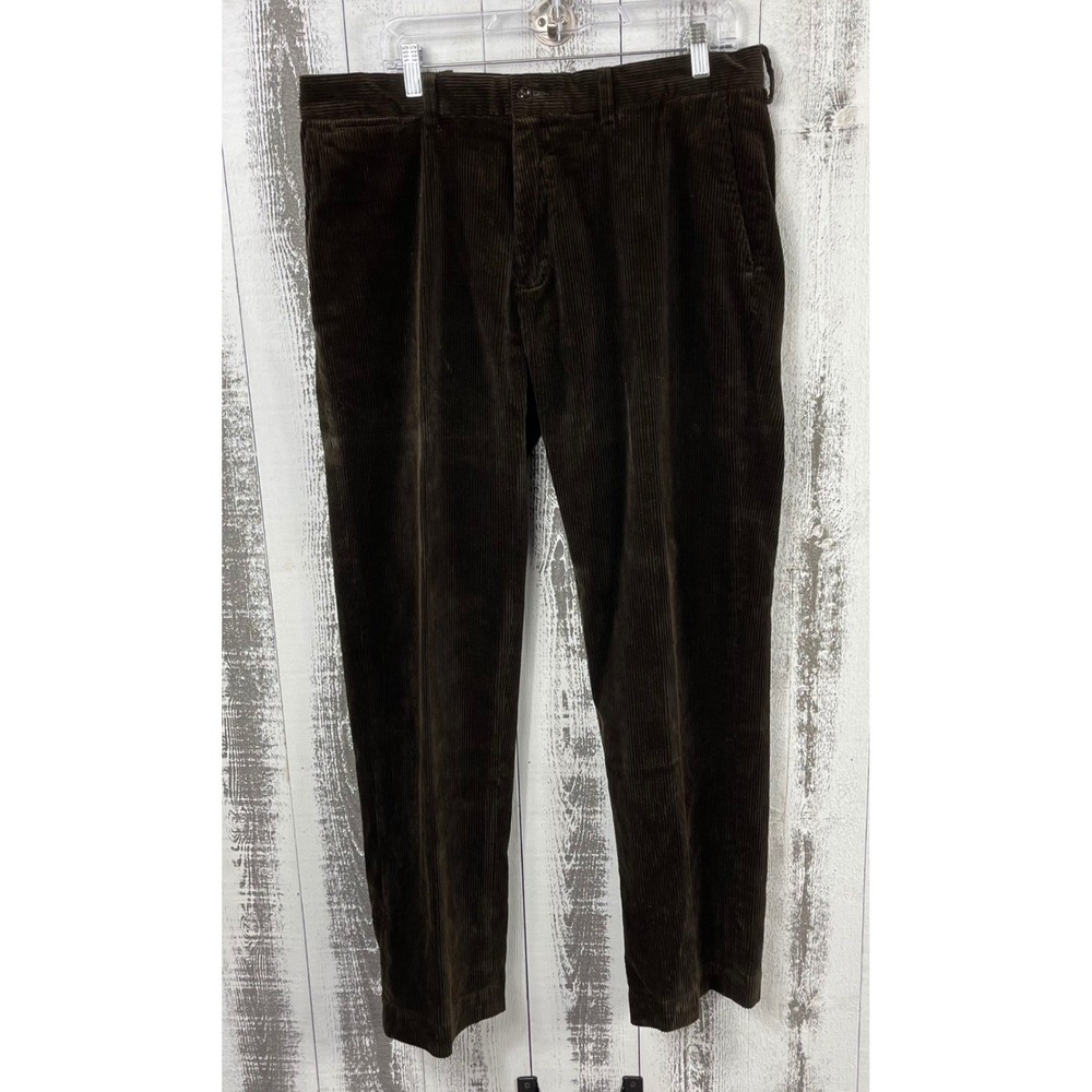 Polo Ralph Lauren Preston Corduroy Pants Brown Straight Leg 36x32
